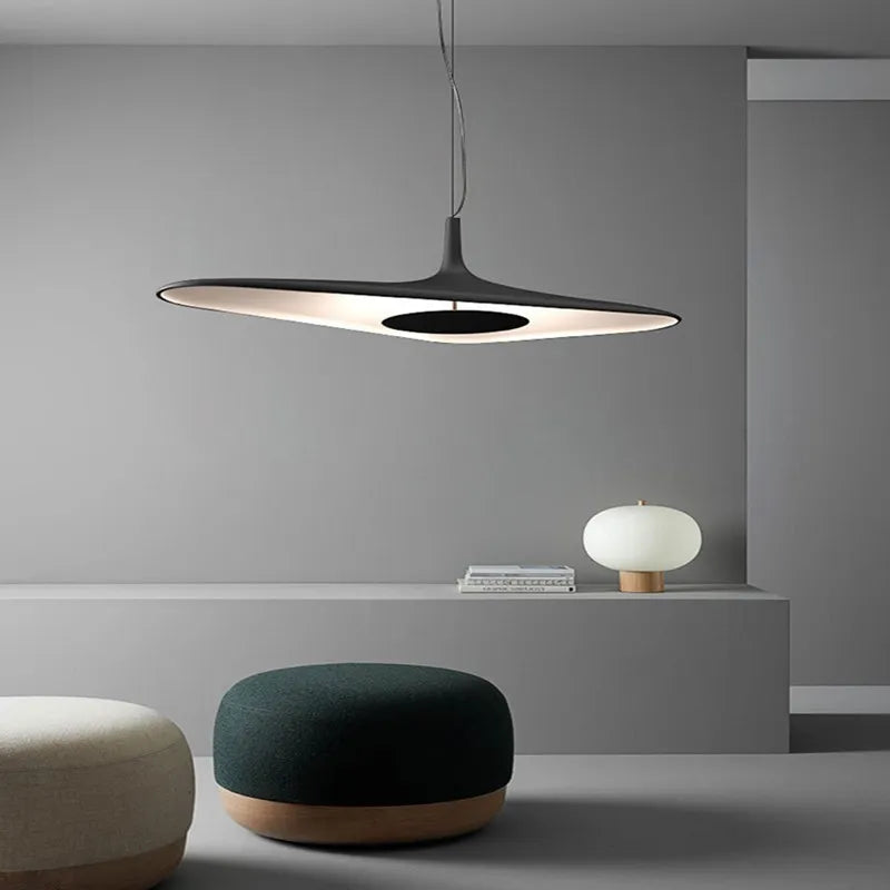 SolaraLume Moonrise Pendant Lamp With Sun Crown Detail