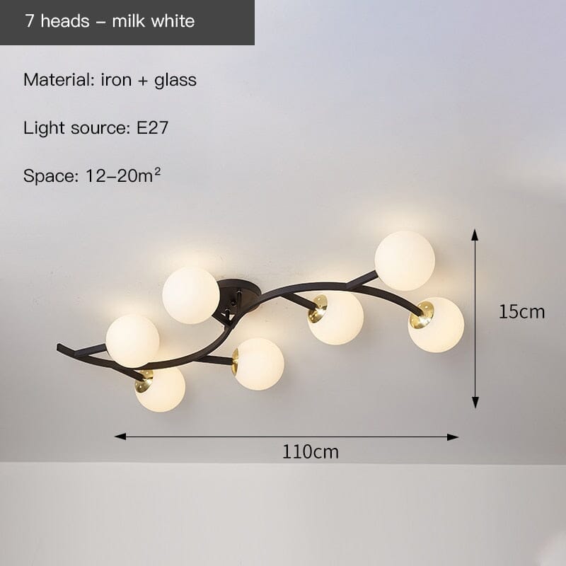 Twig Branch Acrylic Sputnik Ceiling Chandelier Light