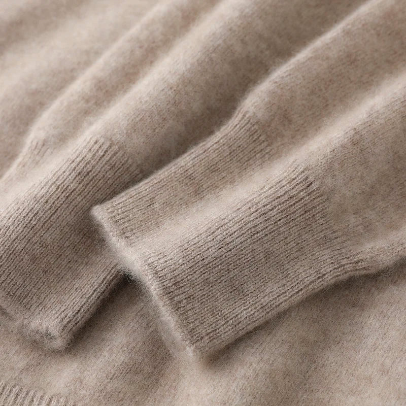 Herre Kasjmirsweater, Blød Og Varm, Kun Håndvask
