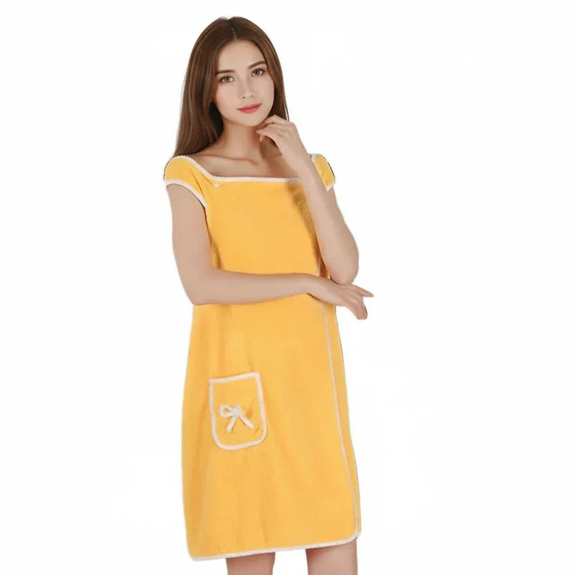 The AquaFlex Portable Women's Bath Towel Quick Drying