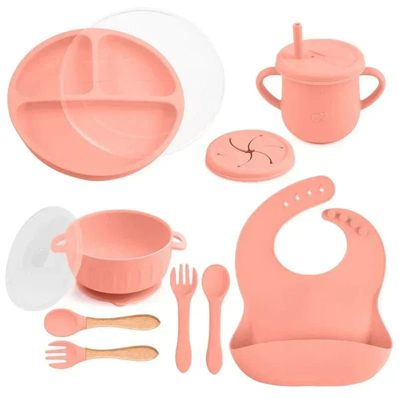 BrightBite Colorful Baby Tableware Set For Safe Mealtime