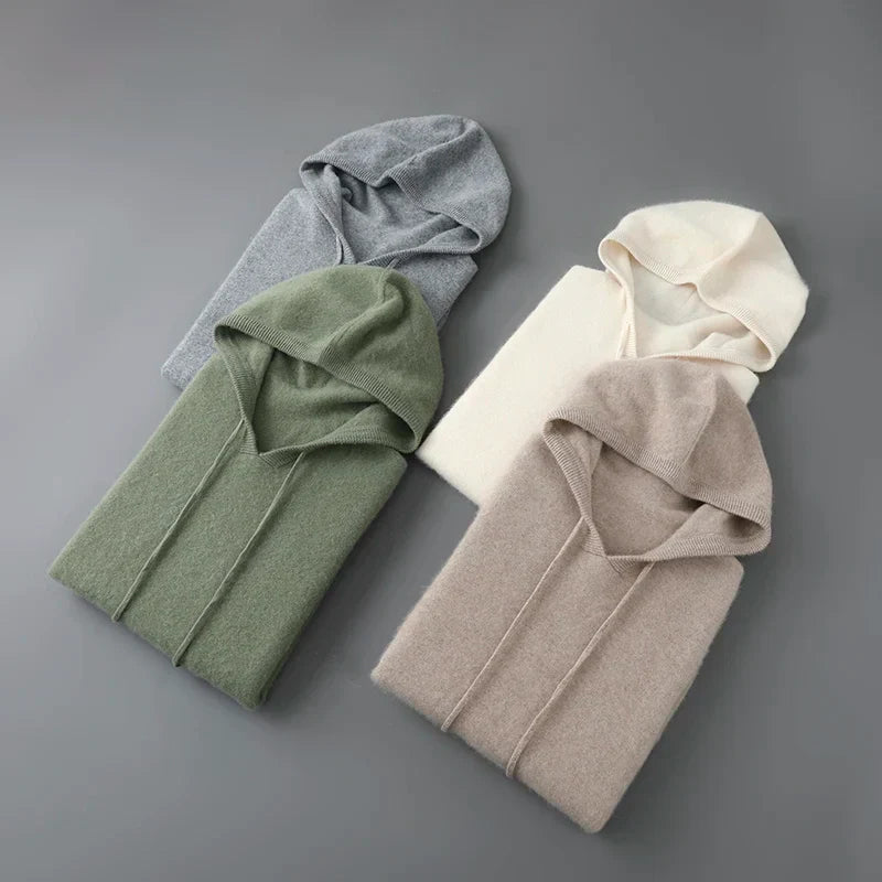 Herre Kasjmirsweater, Blød Og Varm, Kun Håndvask