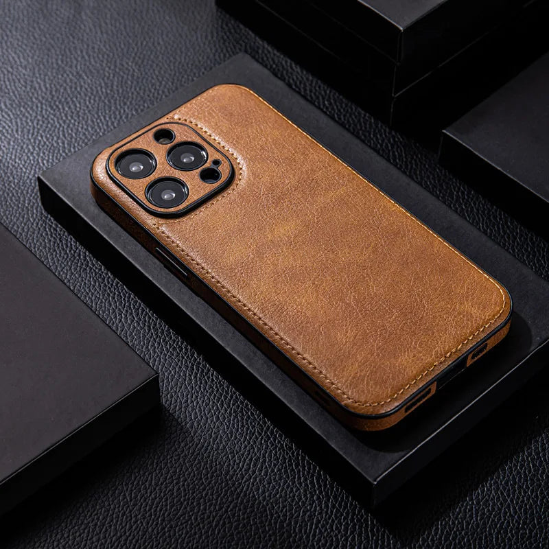 Kensington Genuine Leather iPhone Case With Shockproof Protection