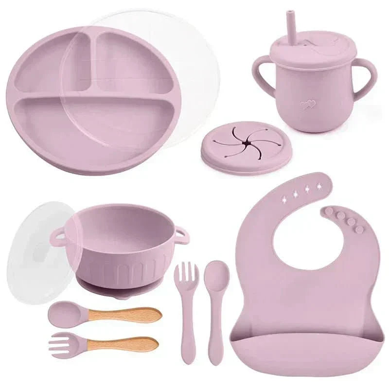 BrightBite Colorful Baby Tableware Set For Safe Mealtime