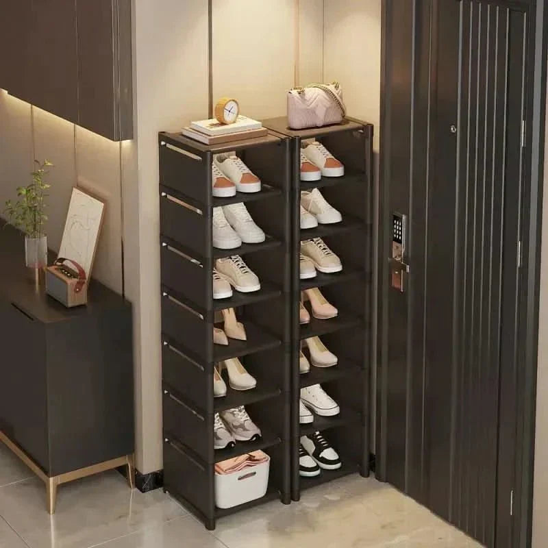 Corner Saver Stackable Shoe Rack For Small Spaces And Corners