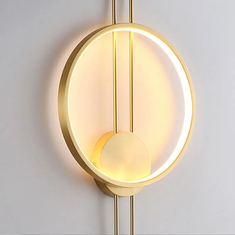 Postmoderne vegglampe for nordisk minimalistisk dekor i oppholdsrom