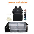 Baby Backpack With Foldable Bed For Travel And Diaper Storage