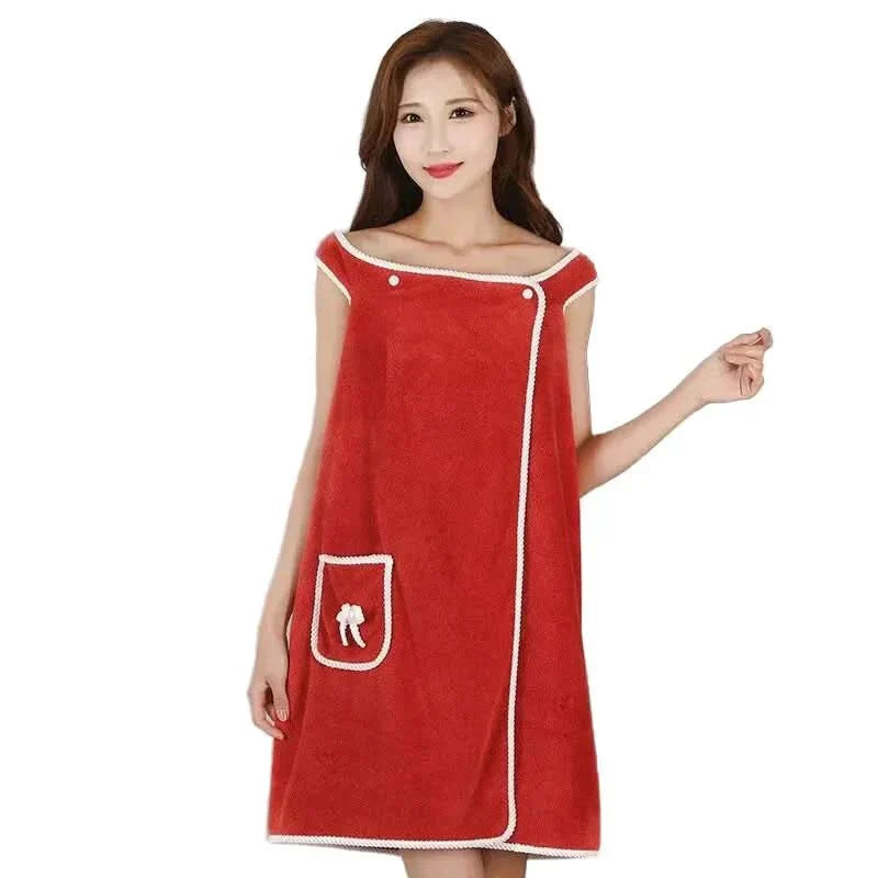 WaveLuxe Portable Women's Bath Towel Quick Dry and Stylish