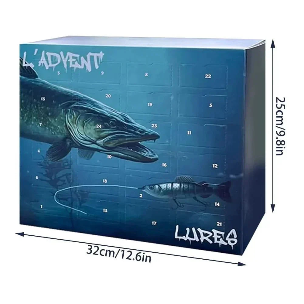 NovaLure Advent Calendar 2025 For Anglers With 24 Unique Lures