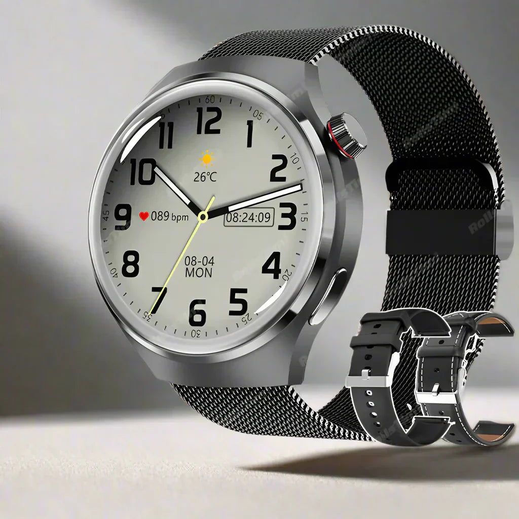 Montre connectée Ares Pro 2024 – NFC, moniteur de santé, GPS et appels Bluetooth | Fervei