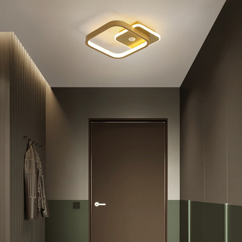 Plafonnier avec Capteur de Mouvement LED pour Chambre et Couloir