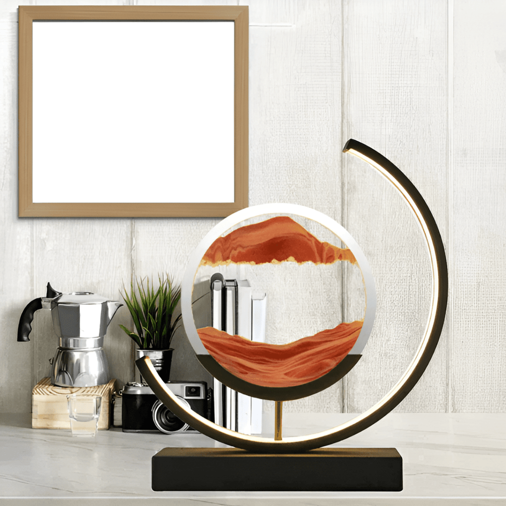 Lampa z piaskiem – dekoracyjne oświetlenie LED z ruchomym piaskiem