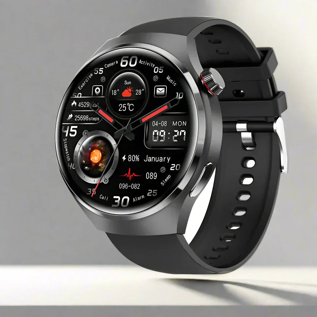 Montre connectée Ares Pro 2024 – NFC, moniteur de santé, GPS et appels Bluetooth | Fervei