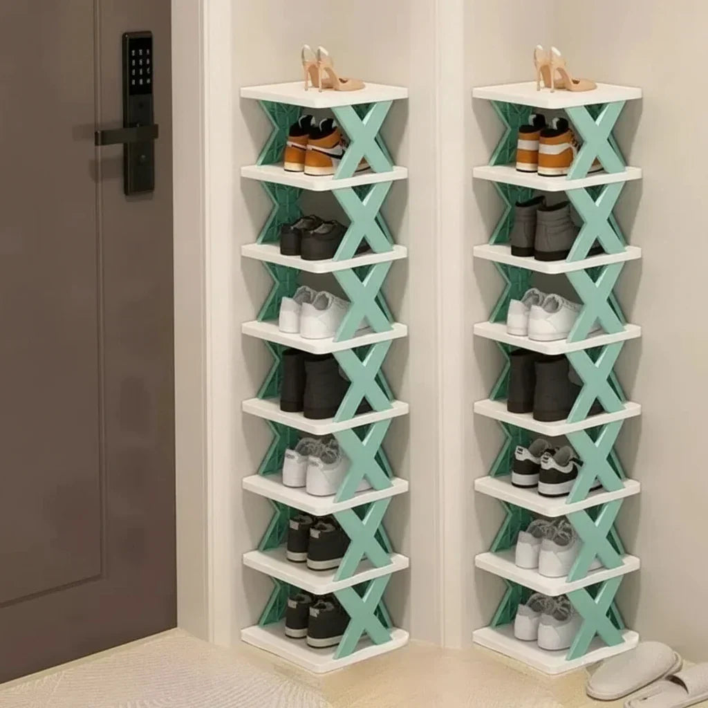 Space-Saving Shoe Organizer With Multi-Layer Storage For Bedroom And Hallway