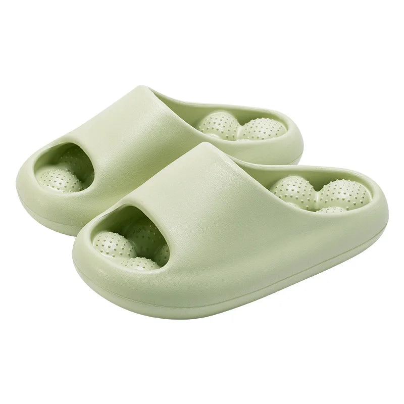 Breathable Indoor Slippers with Massage Cushion Support