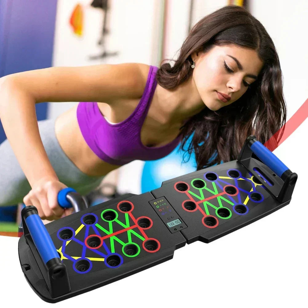 30-In-1 Digital Push-Up Board For At-Home Workouts And Full-Body Training | Fervei