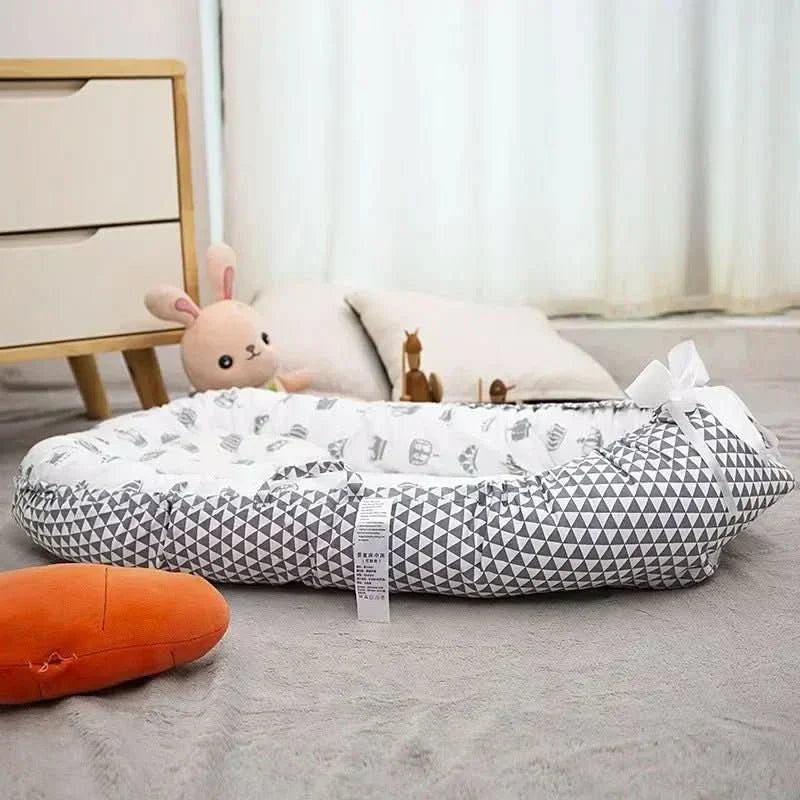 NookNest Foldable Baby Cot For Safe Sleep At Home And On The Go