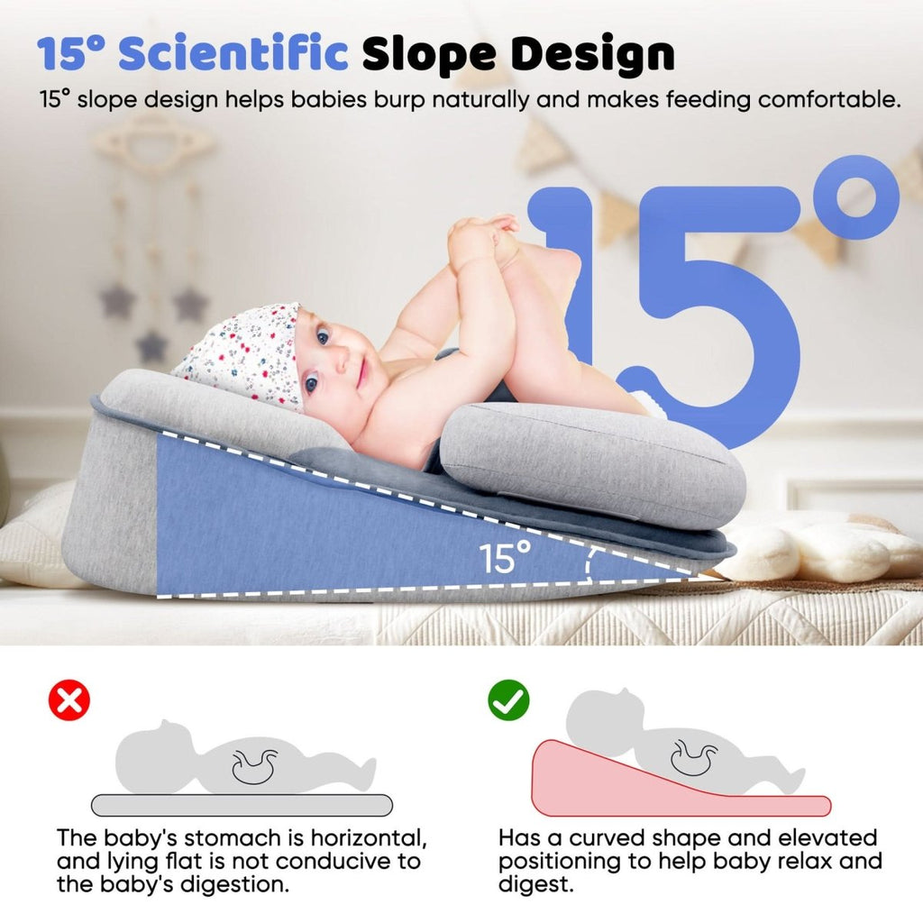 Ergonomic Baby Head Support Pillow Cushion