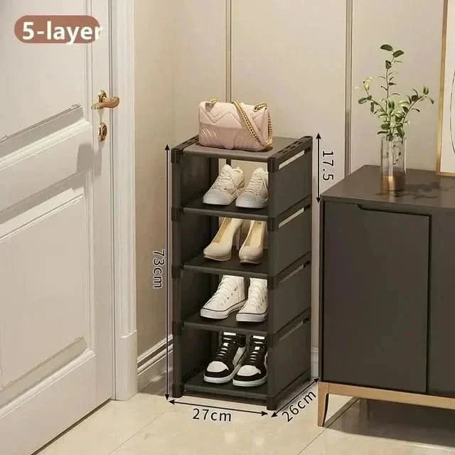 Corner Saver Stackable Shoe Rack For Small Spaces And Corners