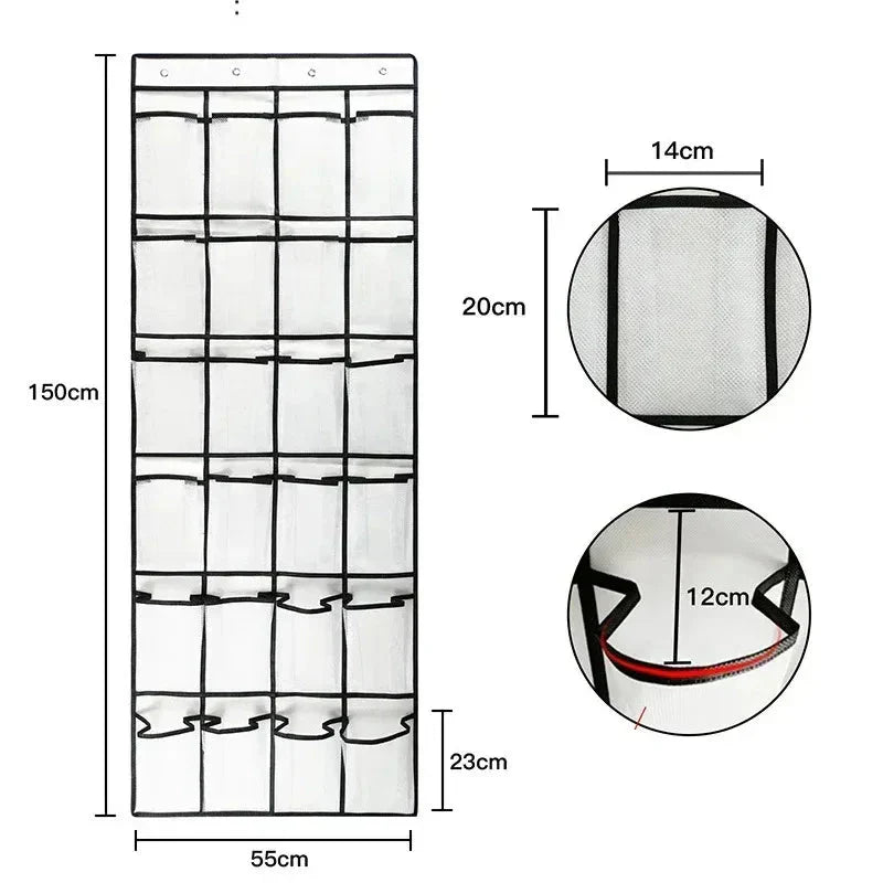 Multi Grid Storage Organizer for Shoes and Accessories