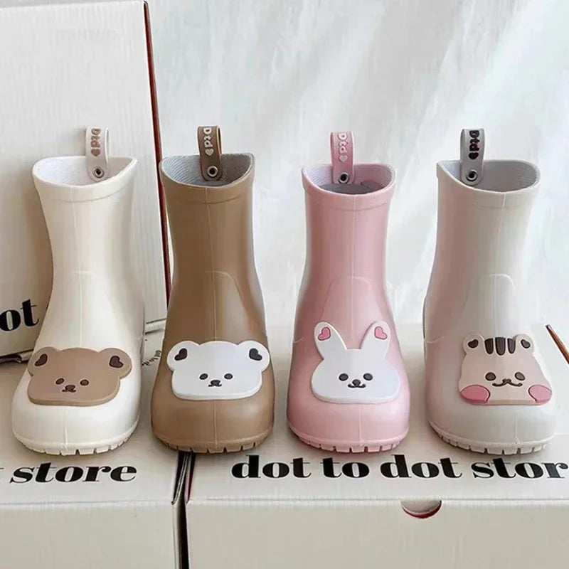 Bottes de pluie BuddyBear pour enfants, imperméables, pour petits pieds, disponibles maintenant