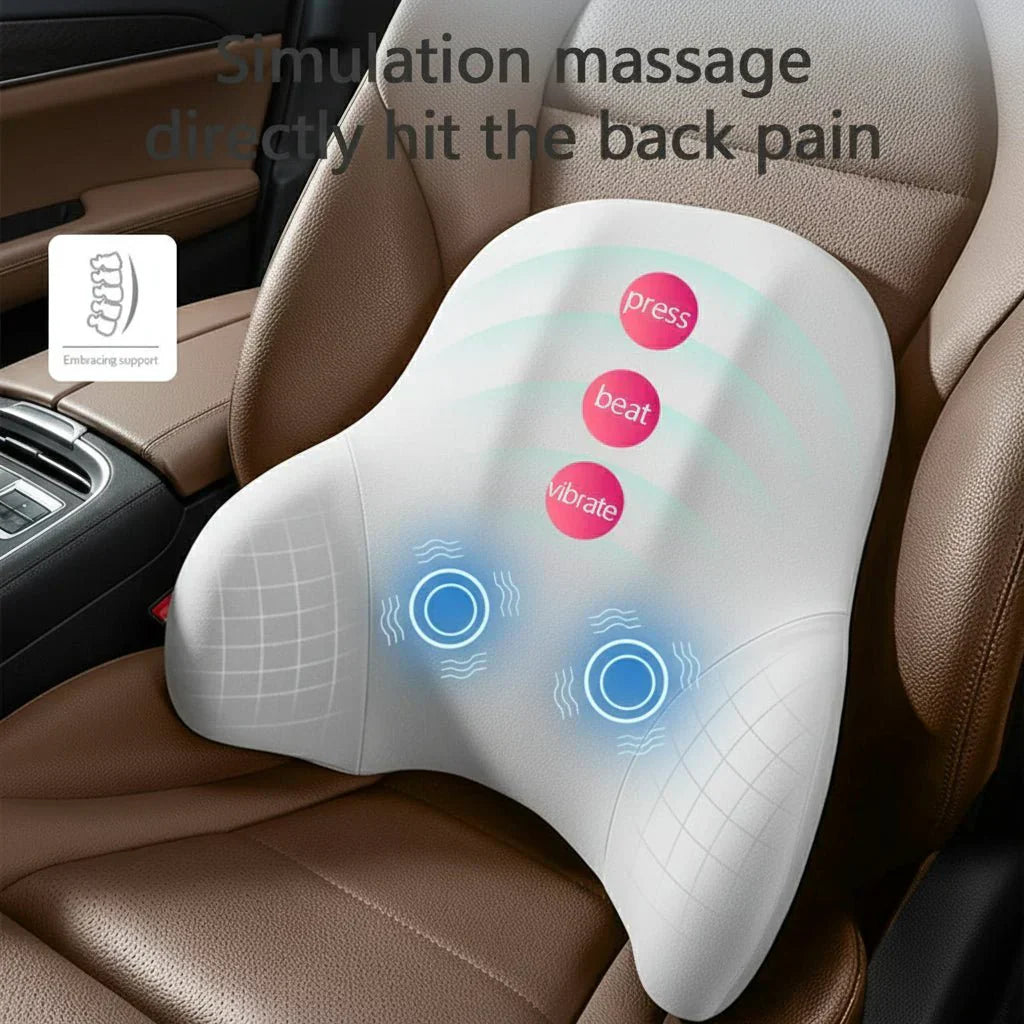 NovaFlex Electric Neck and Lumbar Support Cushion for Car and Office
