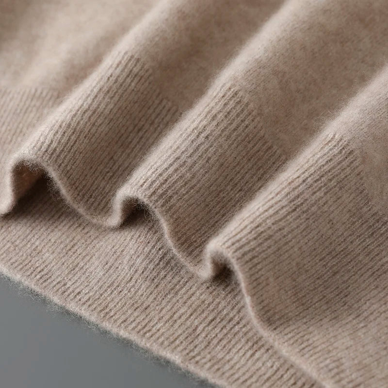 Herre Kasjmirsweater, Blød Og Varm, Kun Håndvask