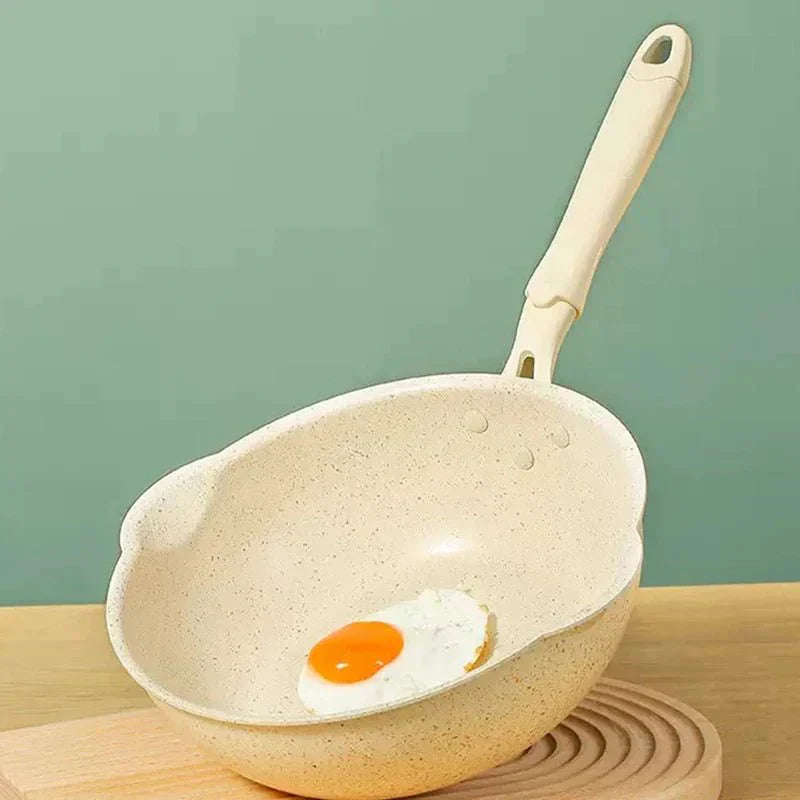 TerraStone Pro Deep Nonstick Wok With Maifan Stone Coating On Aluminum Alloy For All Stove Types