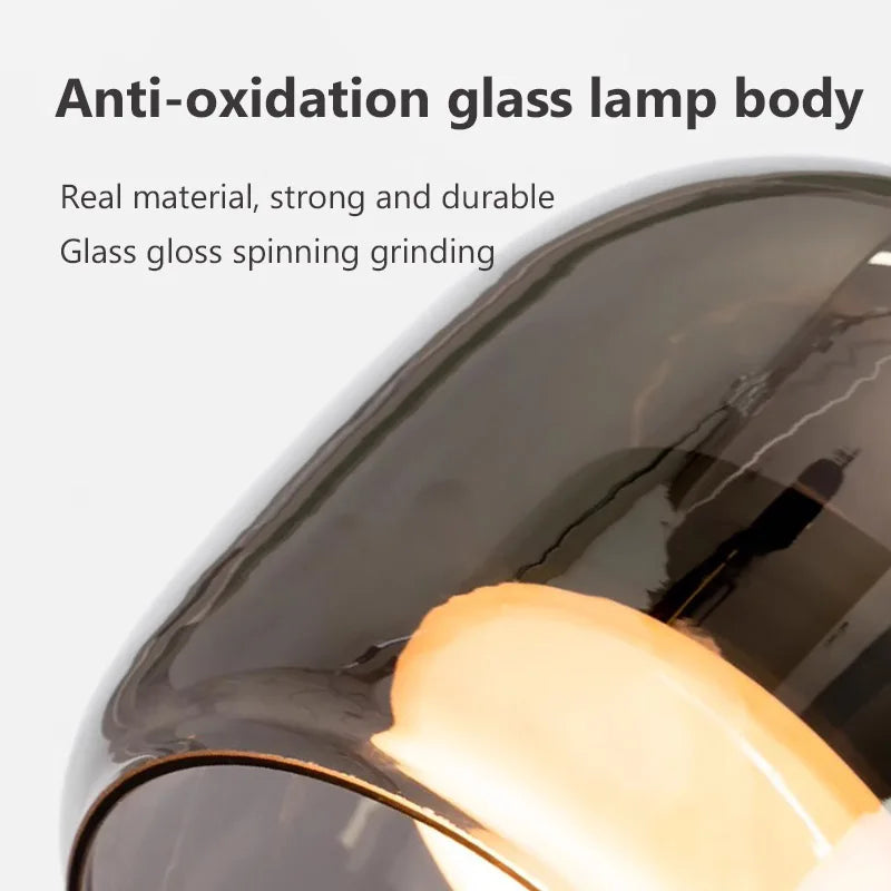 Nova Glass LED Pendant Light Modern Chandelier Fixture