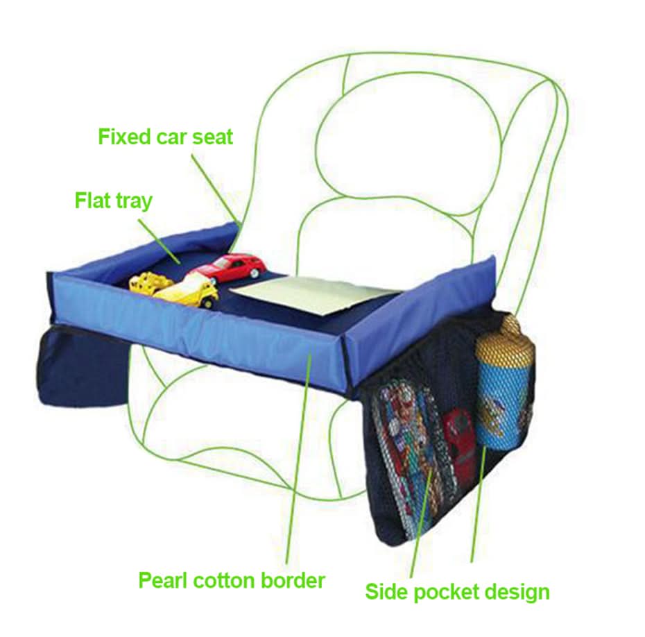 Voyager Tray For Kids Travel Snacks And Games Ideal For Travel