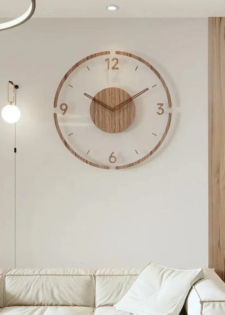 FashionableClock stilfuldt vægur med minimalistisk nordisk design