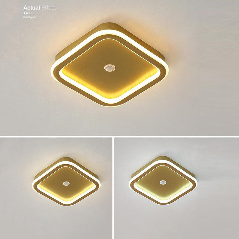 Plafonnier avec Capteur de Mouvement LED pour Chambre et Couloir