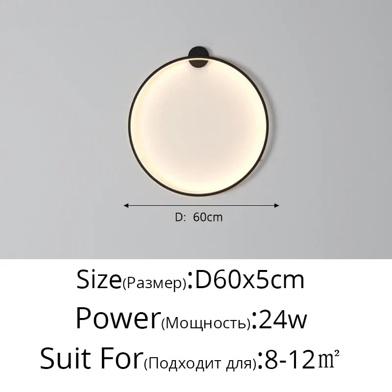 Luce da Parete LED AuroraGlow con Luminosità Regolabile