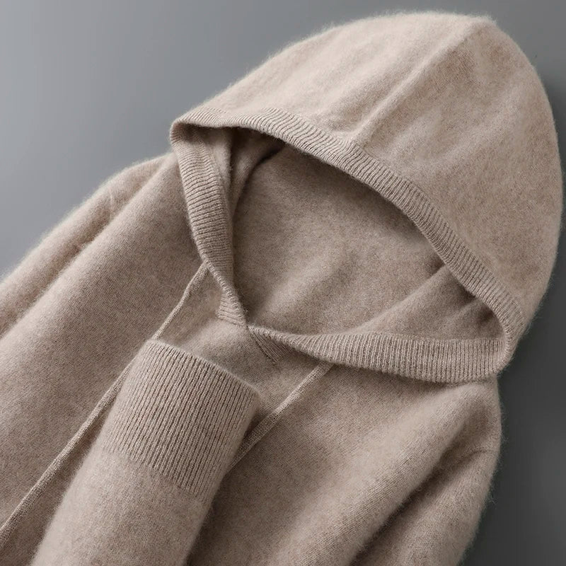 Herre Kasjmirsweater, Blød Og Varm, Kun Håndvask