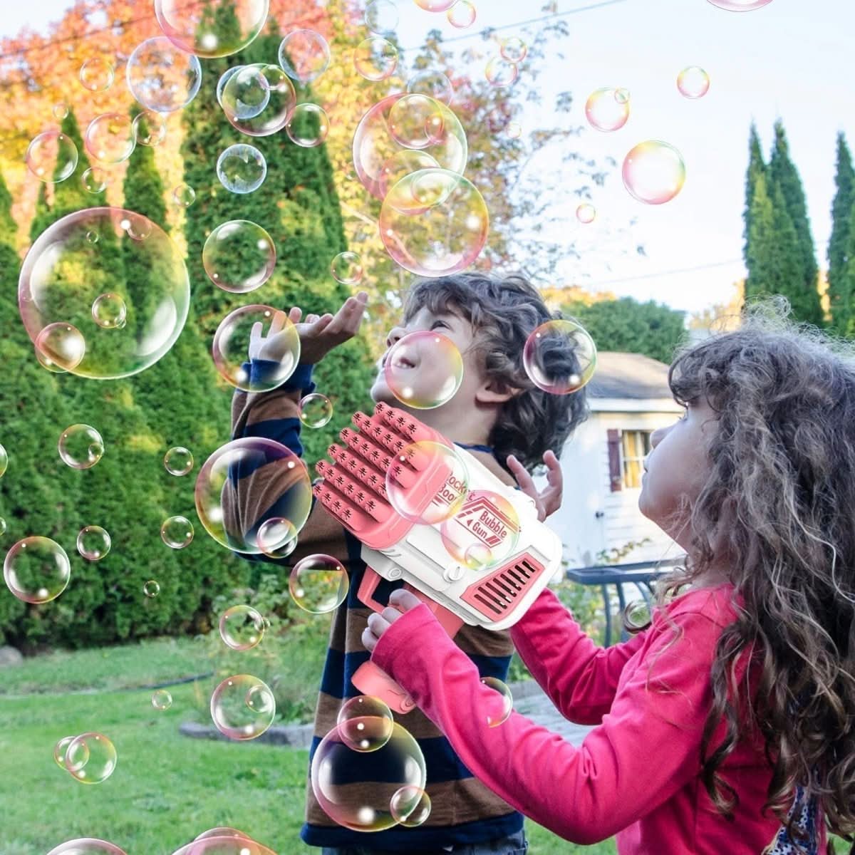 AeroBubble Battery Free Bubble Toy For Endless Bubbling Fun