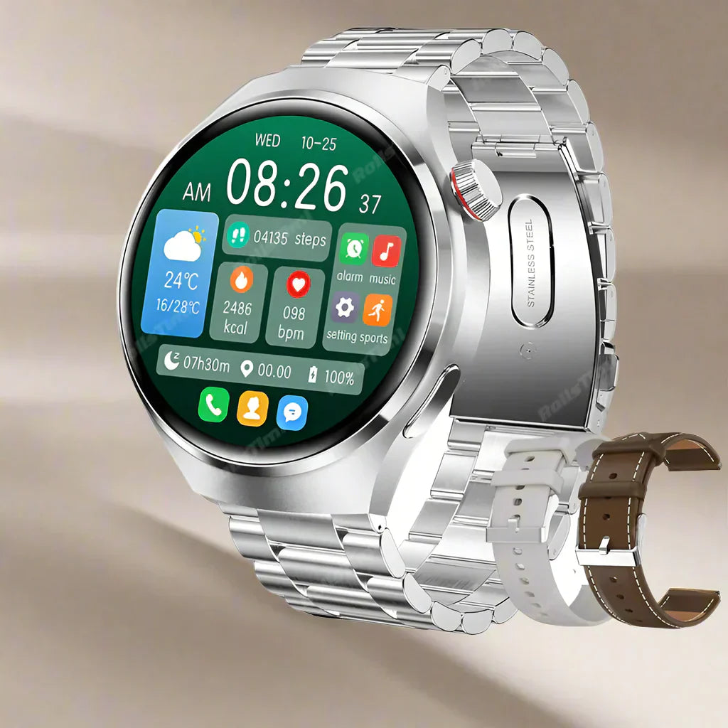 Montre connectée Ares Pro 2024 – NFC, moniteur de santé, GPS et appels Bluetooth | Fervei