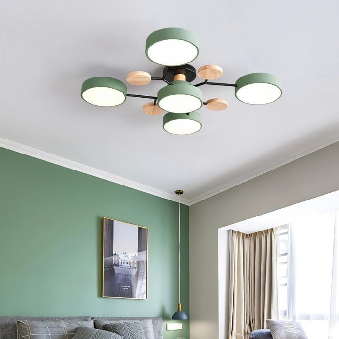 Rozvětvené Nordic LED stropní svítidlo ve skandinávském stylu