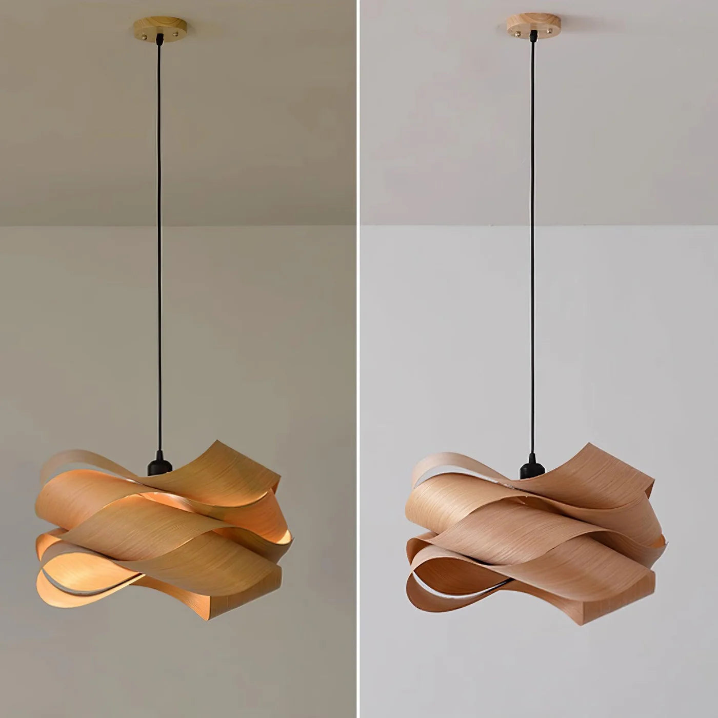 Nordic Wooden Pendant Lamp