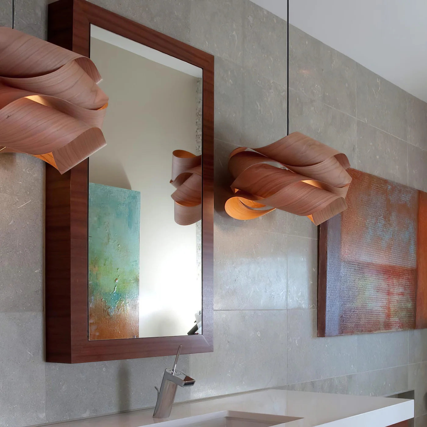 Nordic Wooden Pendant Lamp