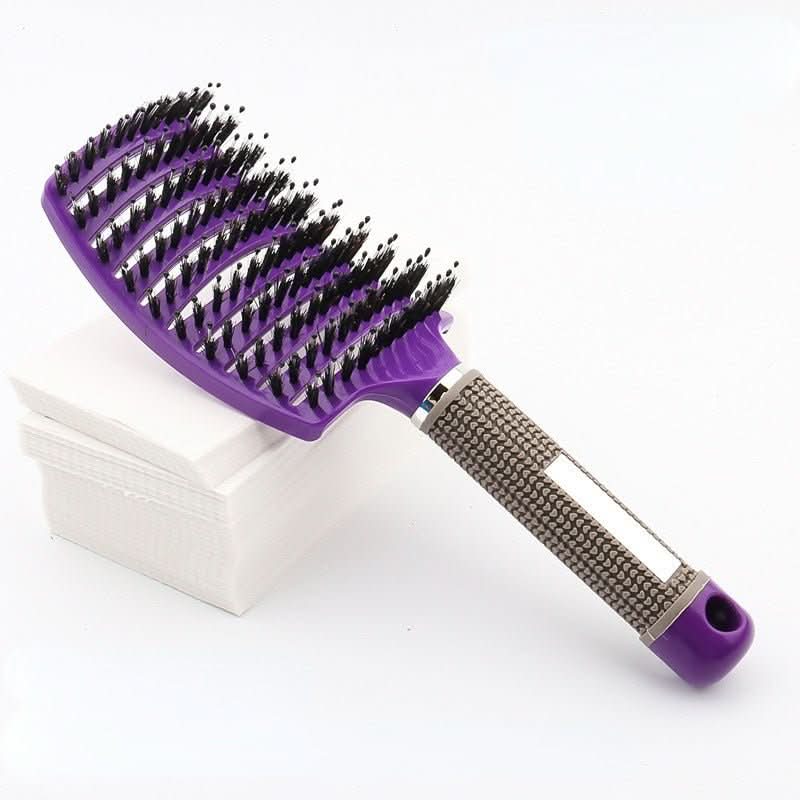 Mystic Glide Hairbrush Painless Detangler For Shine And Healthy Hair