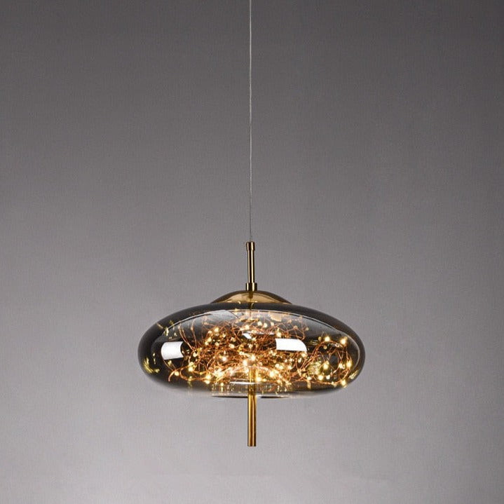 Aurora Glass Star Pendant Light For Modern Home Interiors