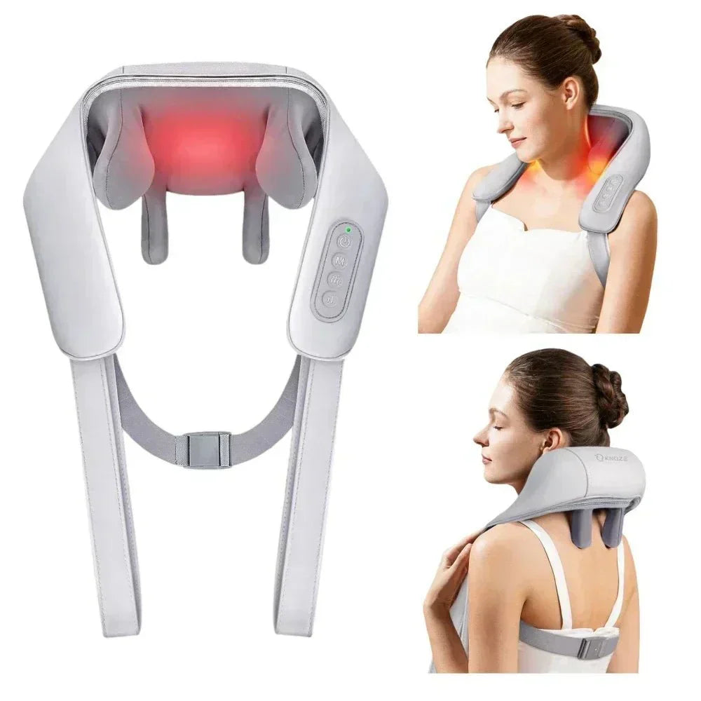NovaShield Elektrisk Shiatsu Nakkemassageapparat Til Dybt Tryk