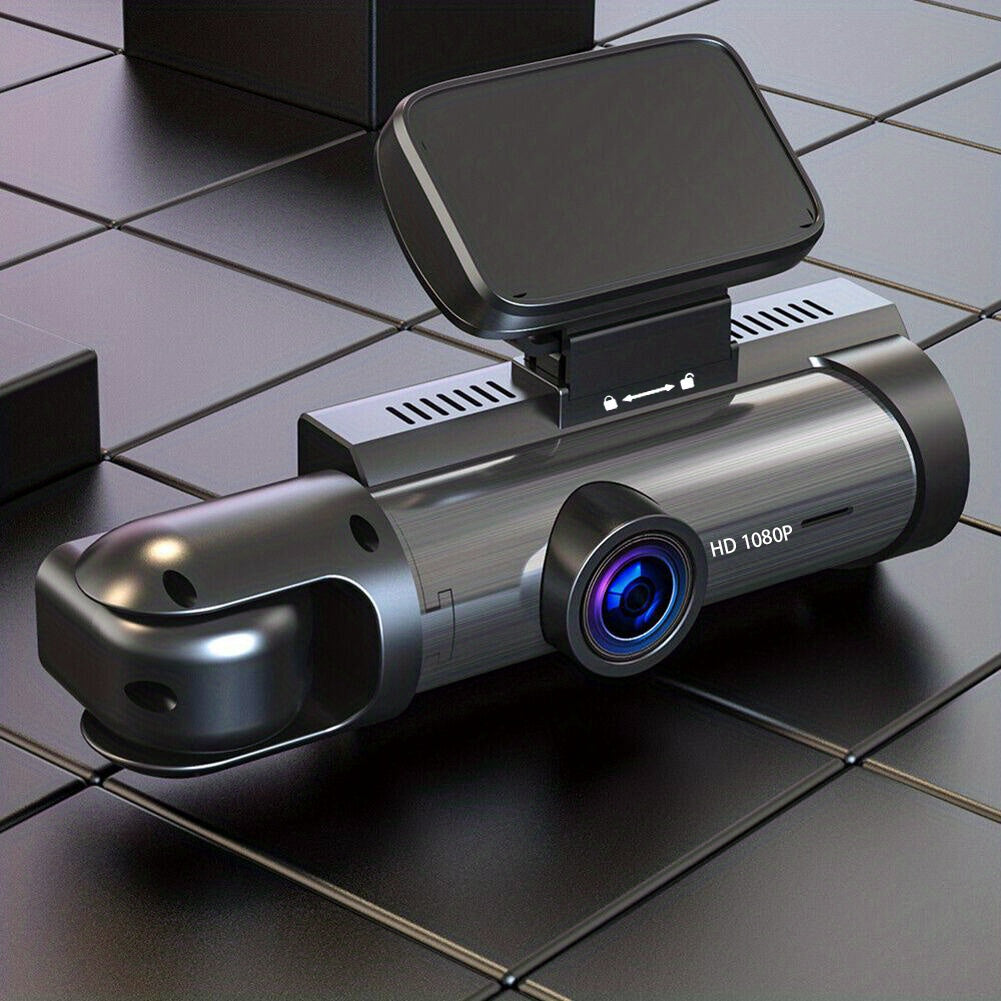 1080P WiFi Dual Dash Cam With Front and Interior IR Night Vision and Loop Recording | Fervei