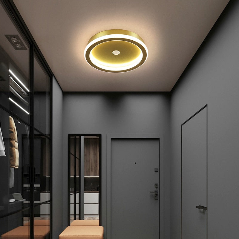 Plafonnier avec Capteur de Mouvement LED pour Chambre et Couloir