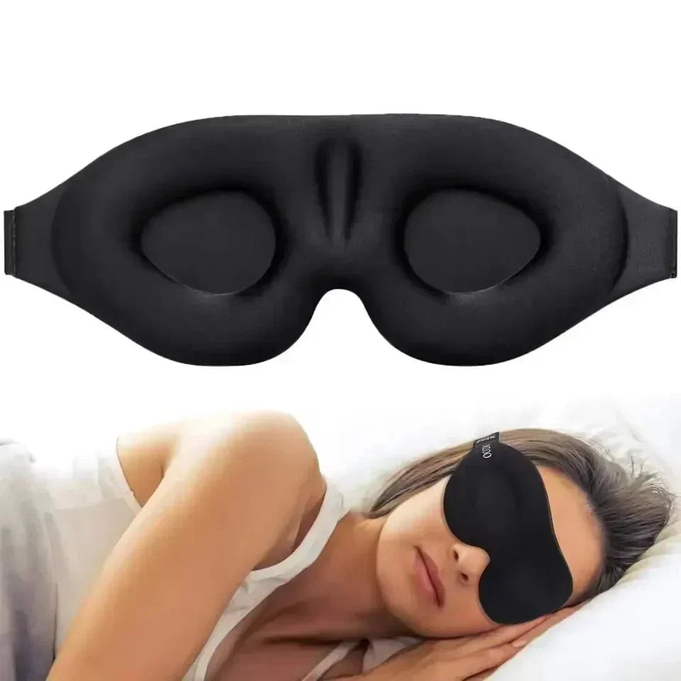NoctiShade 6D Light Blocking Memory Foam Sleep Mask For Deep Sleep