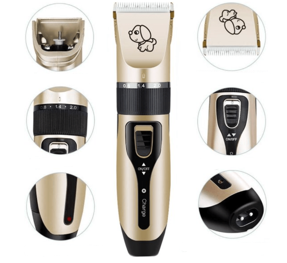 PawsPro Groomer: Professional Dog Trimmer With Brush for All Coat Types