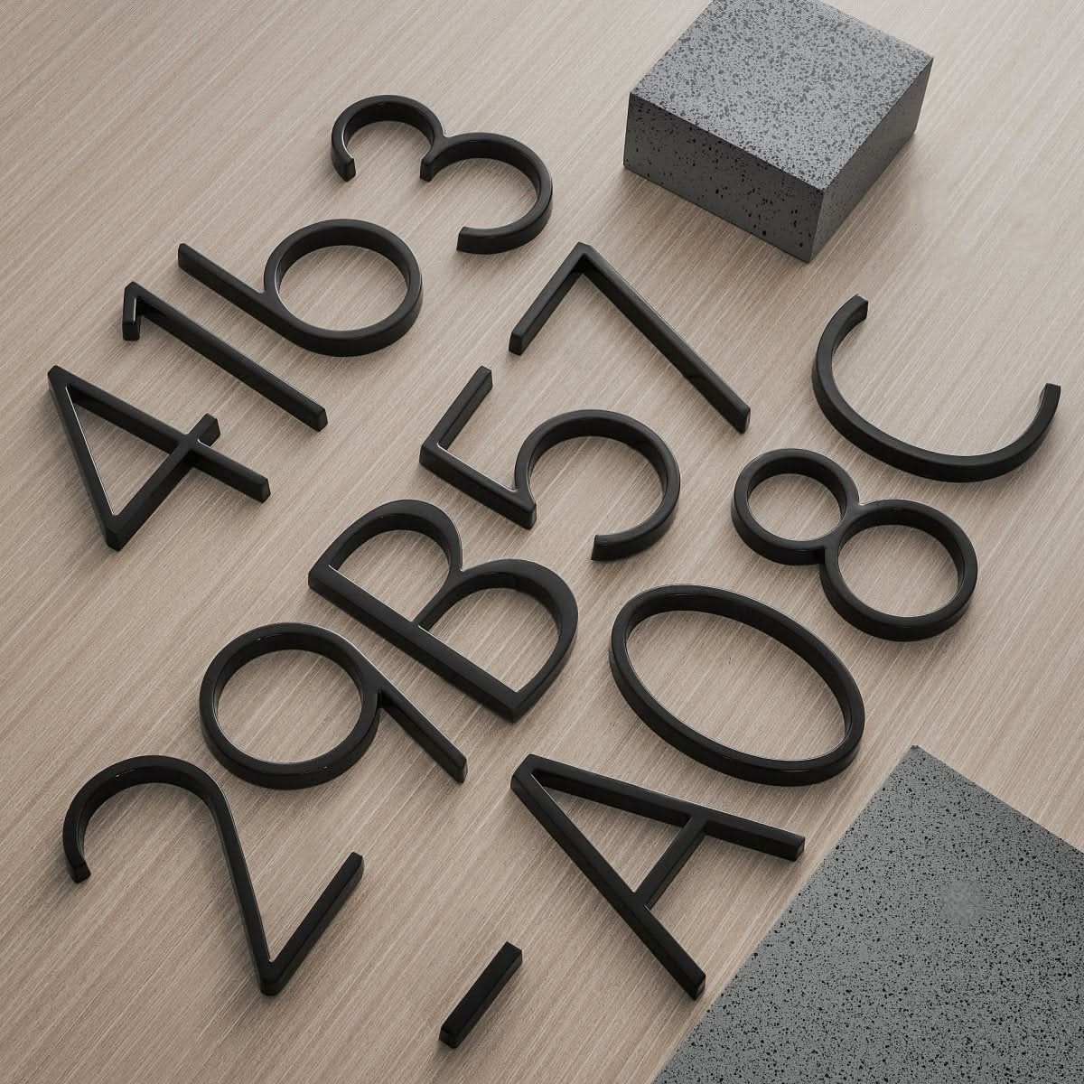 AstraSign Modern 3D House Numbers With Floating Effect For Stylish Facades
