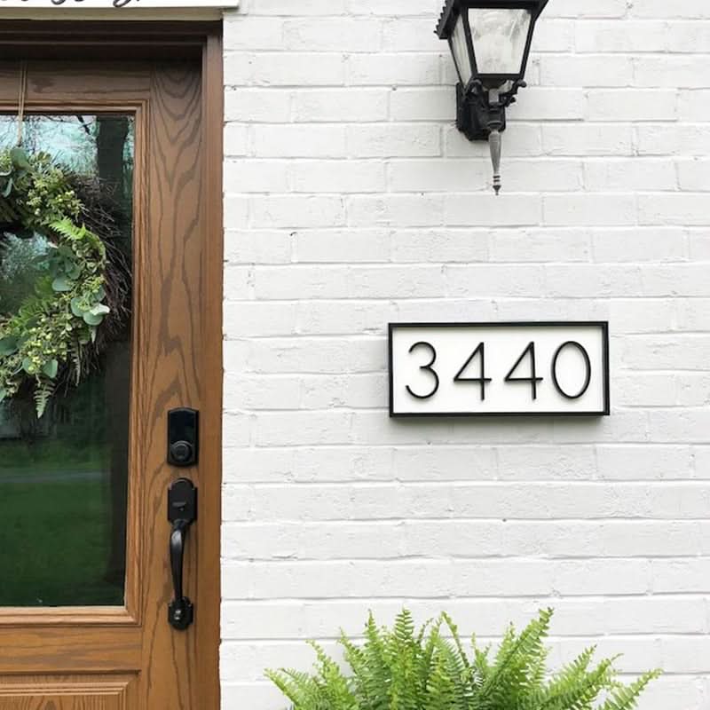 AstraSign Modern 3D House Numbers With Floating Effect For Stylish Facades