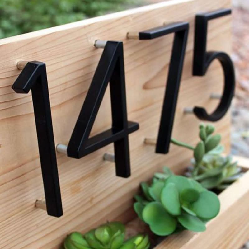 AstraSign Modern 3D House Numbers With Floating Effect For Stylish Facades