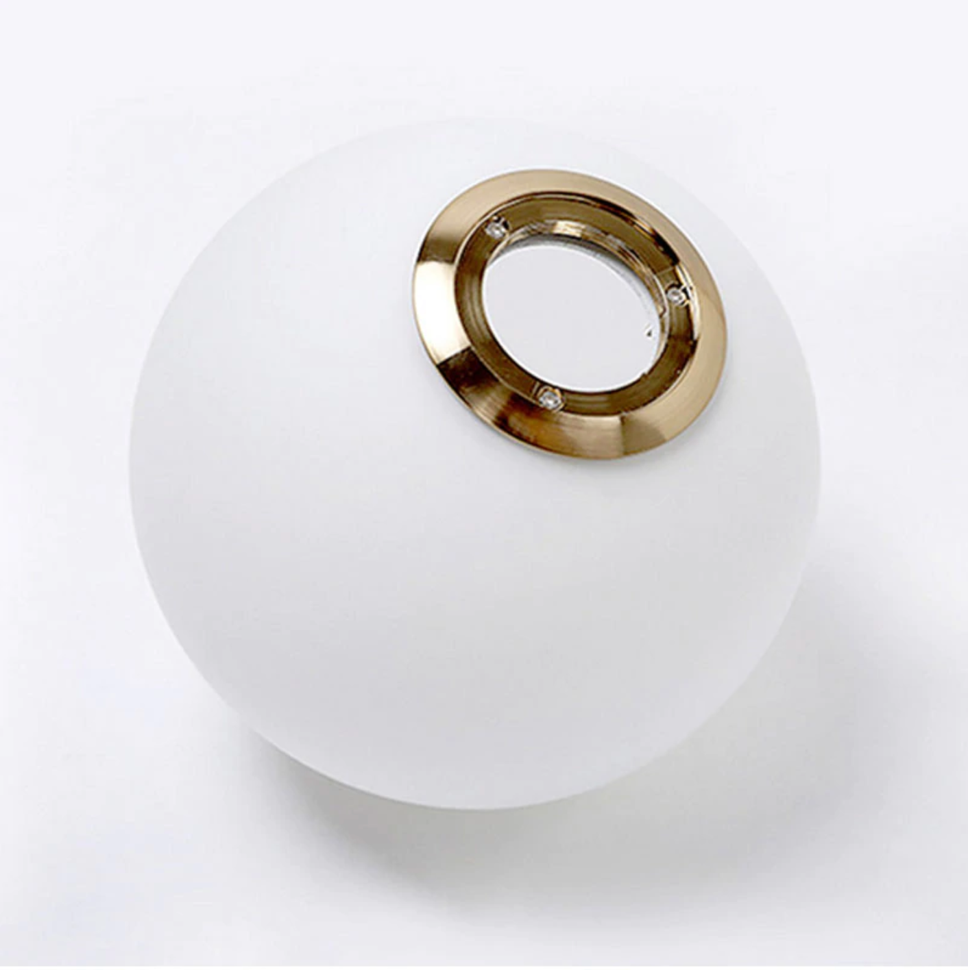Lumina Orb Nástěnné svítidlo s plovoucí skleněnou koulí, minimalistické